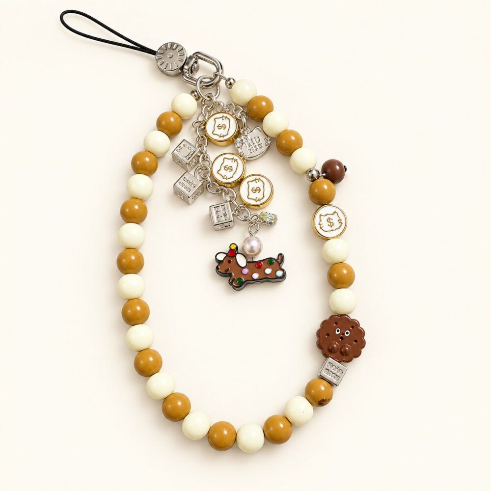 Colorful handmade phone charms by REDSACRE
