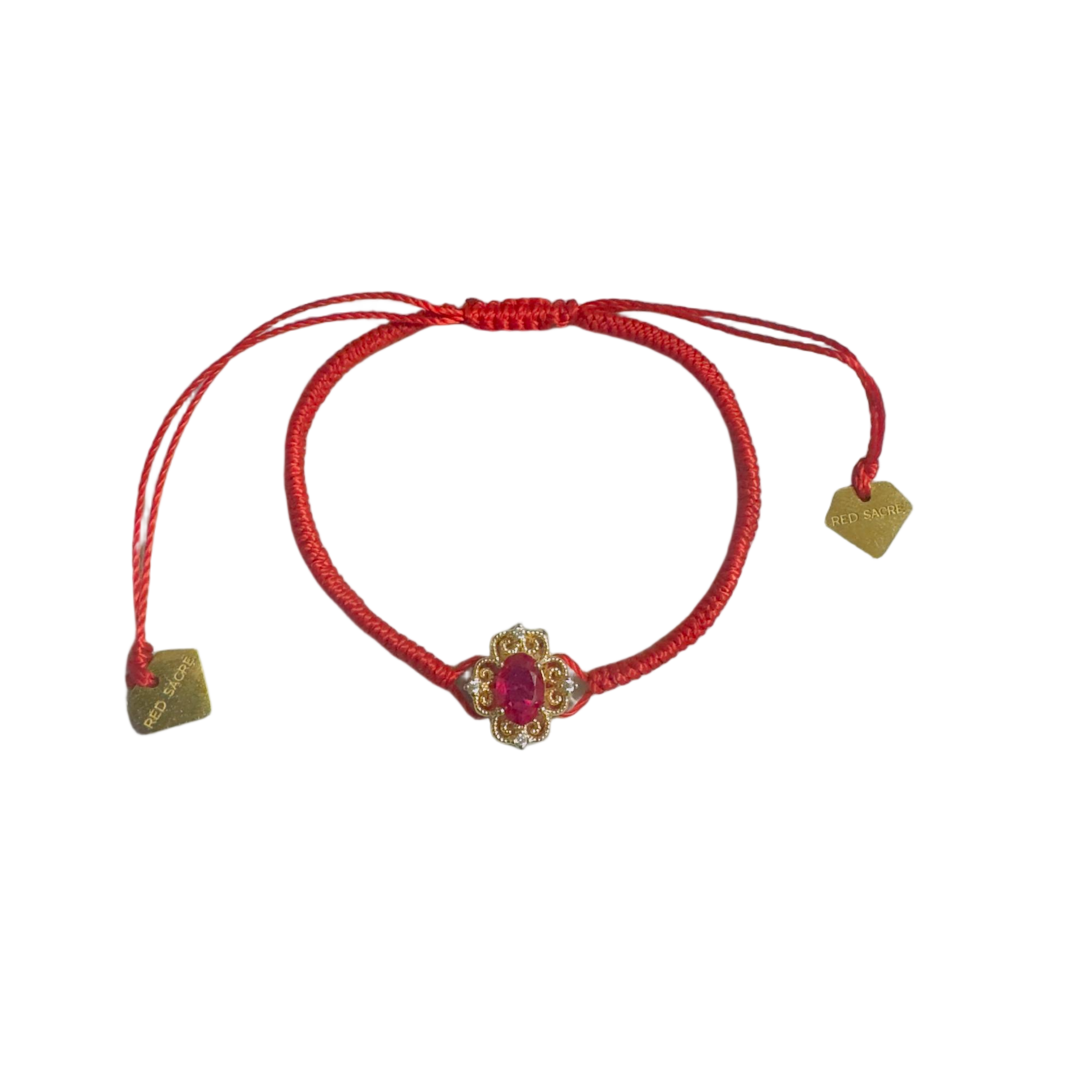 Red Sacre Red String Bracelet