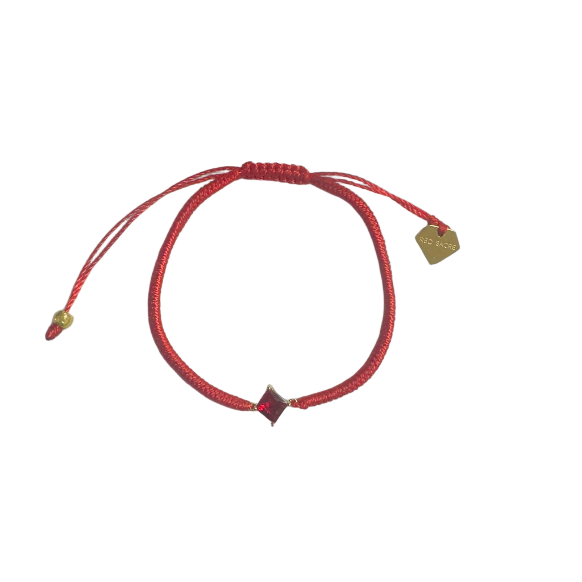 Red Sacre Red Sacre Red Lucky Color Zircon Bracelet