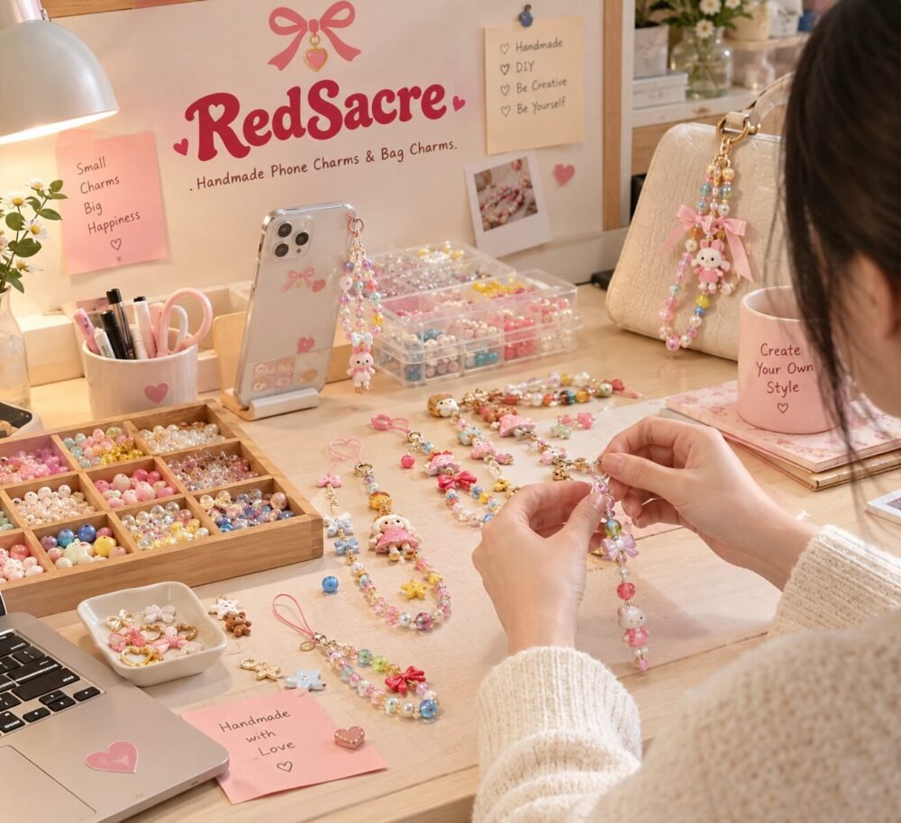 REDSACRE handmade charm jewelry workshop