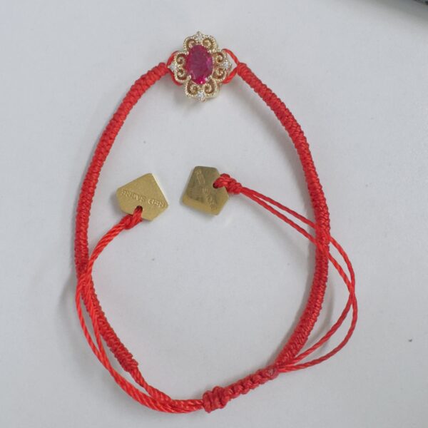 Red Sacre Red String Bracelet - Image 3